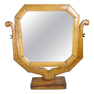 Wooden Mirror, France, 1950 For Sale