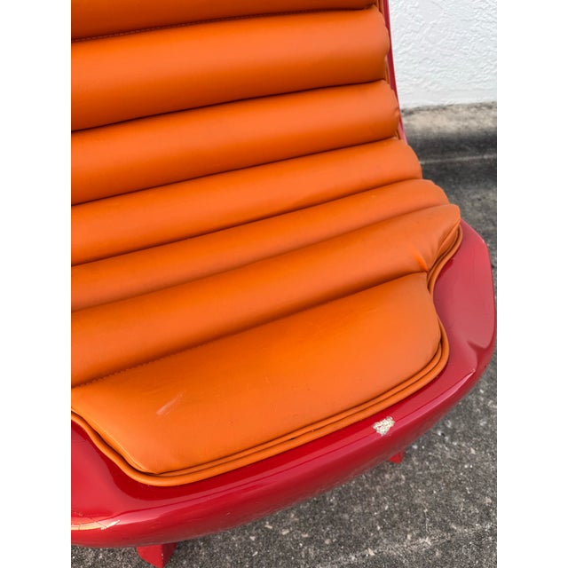 Mid-Century Modern Late 20th Century Disney Imagineering Space Mountain Fiberglass Resin Chair For Sale - Image 3 of 12