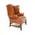 Deep Buttoned Leather Wing Back Armchair, 1930s For Sale - Image 3 of 9