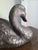 Antique 1920's Patinated Bronze Sculpture of a Seated Duck For Sale - Image 10 of 13