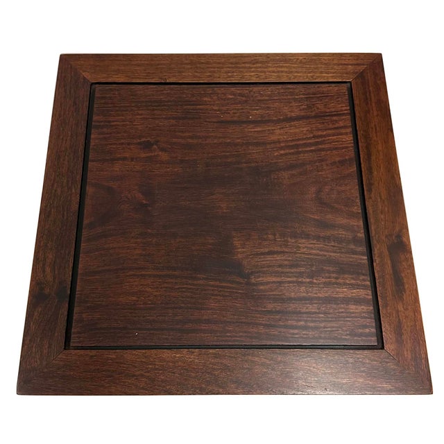 Wood Antique Chinese Ming-Style Square Stand, Side Table, Display Pedestal For Sale - Image 7 of 10