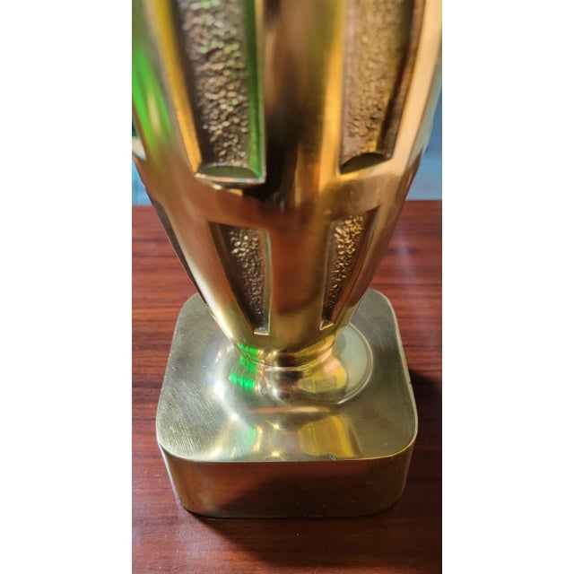 Tony Paul for Westwood Studios Brass Lamp For Sale In San Francisco - Image 6 of 7