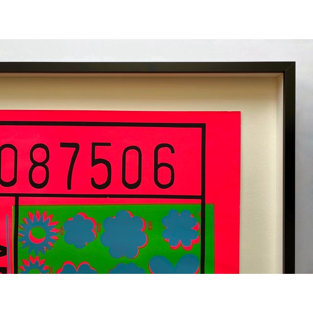 Andy Warhol Vintage 1967 Mid Century Modern Silkscreen Print " Fifth New York Film Festival " Framed Extra Large Iconic Pop Art Poster For Sale - Image 11 of 18