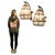 Large Octagonal Painted Brass Wall Lanterns, 1960, Set of 2 For Sale - Image 9 of 9
