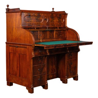 Vintage Mahogany Secretary, 1870s For Sale