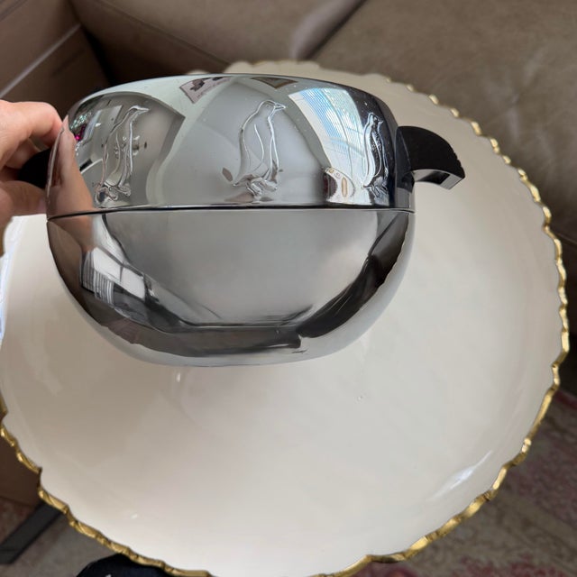 Awesome 1950s or 1960s classic mid-century modern barware from the legendary West Bend Company. Made in the USA, this...