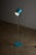 Gold Space Age Turquoise Acrylic Glass Floor Lamp attributed to Cosack, 1970s For Sale - Image 8 of 11