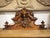 Circa 1900 Carved French Oak Overdoor Panel With Dog and Hunt Trophy For Sale - Image 11 of 15