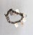 Metal Vintage 1930s Signed Monet Silvertone Coat of Arms Charm Bracelet For Sale - Image 7 of 8