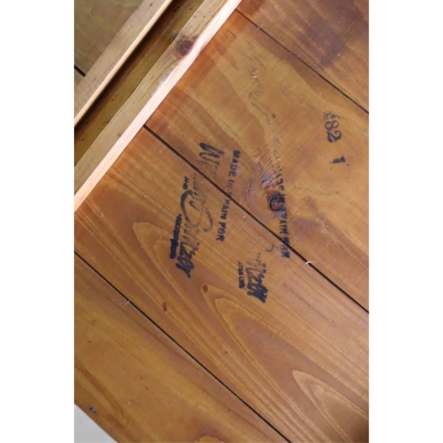 French Country 18th C Style William Switzer French Country Side End Table Desk For Sale - Image 3 of 3