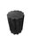 Handcrafted from solid suar wood, this sculptural side table is defined by its striking fluted silhouette and bold...