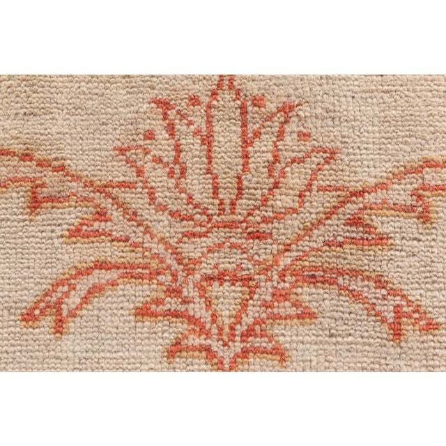Turkish Authentic Turkish Oushak Handmade Wool Rug For Sale - Image 3 of 8
