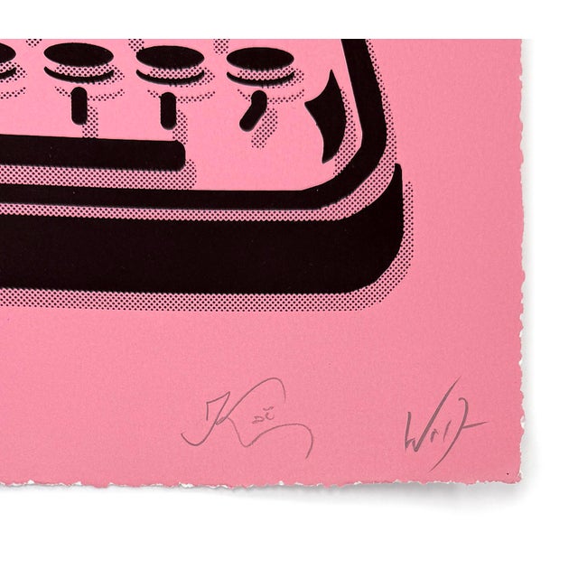 Kai x Wrdsmth collaboration. 5 layer serigraph on TW graphic ink on coventry rag vellum 290gsm paper with die cut deckled...