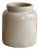 Antique Taupe Stoneware Preserve Jar, 1920s For Sale