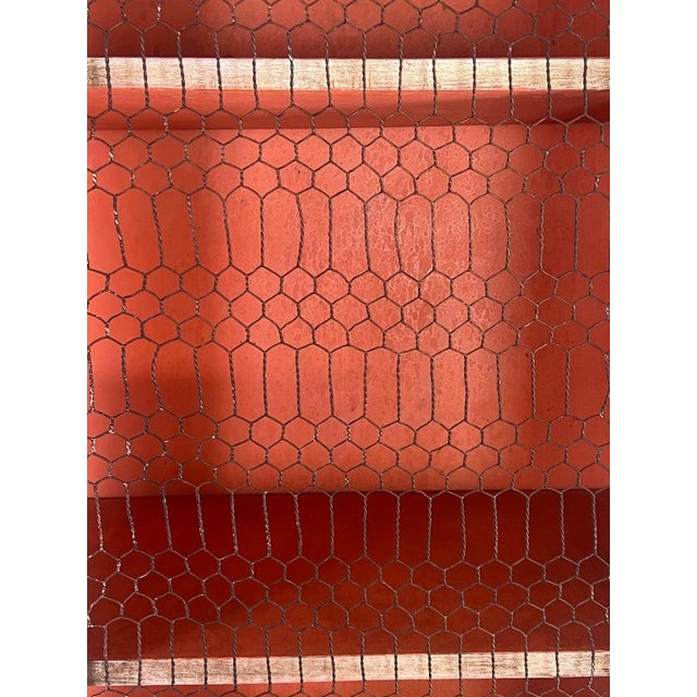 French Provincial Style Painted Armoire C. 1930's For Sale - Image 17 of 17