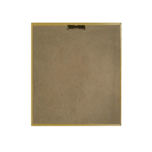 Accurate reproduction of the original oil painting, this image is printed on canvas, mounted to a board and treated with a...