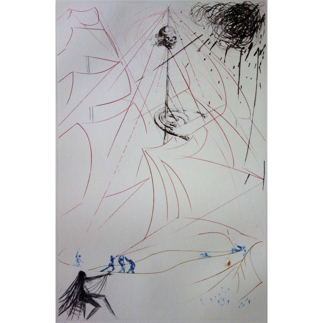Modern Salvador Dali, The Ghost Ship: Homage to Wagner, Engraving For Sale - Image 3 of 7