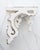 Farmhouse White French Style Carved Corbels W/ Hand-Turned Scrollwork Set/2 For Sale - Image 3 of 6