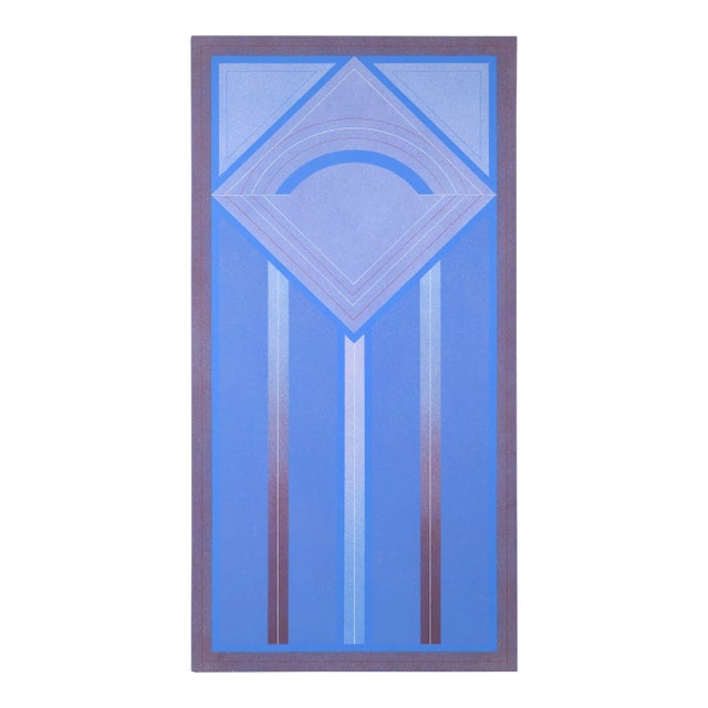 "Kiva Iv" - 1970's Minimalist Geometric Abstract by Arn Ghigliazza For Sale