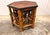 Wood 1970s Vintage Burnt Bamboo & Rattan Nesting Hexagon Shaped Tables - Set of 3 For Sale - Image 7 of 9