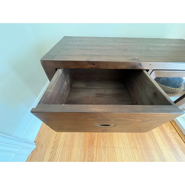 Morris Chocolate Brown Credenza For Sale - Image 13 of 15