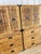 Vintage Pair of Woven Rattan Chest on Chest Dressers Boho Chic Campaign Style For Sale In Las Vegas - Image 6 of 15