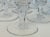 Mid-Century Modern 1950s Royal Leerdam Queen Juliana Glass Wine Stems- Set of 12 For Sale - Image 3 of 11