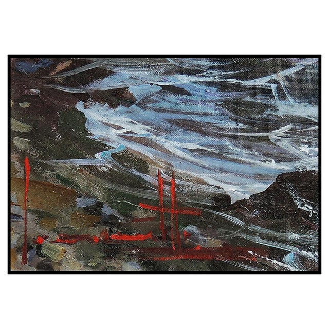 Impressionist Mid 20th Century Down Wind, Claudio Simonetti For Sale - Image 3 of 4