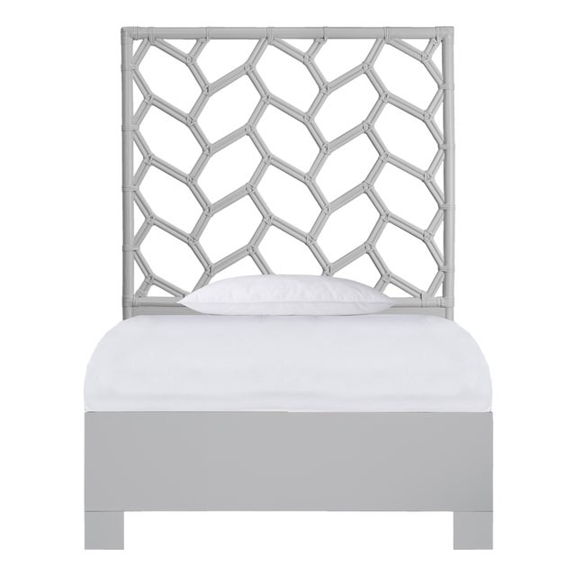 Silas Standard Bed Twin Extra Long - Light Gray For Sale