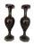 English Pair, Antique Cornwall Red Jasper Stone Vases on Marble Bases For Sale - Image 3 of 13