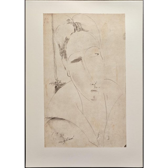 A. Modigliani, Hanka Zborowska, Lithograph For Sale - Image 7 of 8