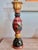 Vintage 1997 Tracy Porter Handpainted Wood Table Lamp with Crystal-Detailed Shade A wonderfully whimsical vintage table...