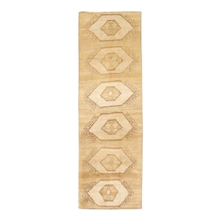 Vintage Zabihi Collection Geometric Tribal Turkish Runner - 2'7" x 7'10" For Sale