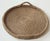 Transitional Vintage Oversized Round Woven Basket Tray For Sale - Image 3 of 7