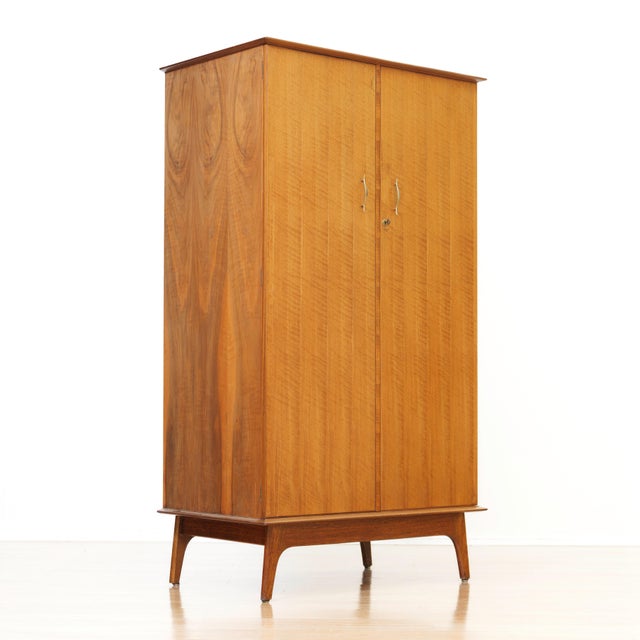 Mid Century Armoire by Alfred Cox, 1950s For Sale In Los Angeles - Image 6 of 10