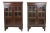 19th Century Exquisite Pair Dutch Colonial Oxblood Lacquered Floral Motif Cabinets-Proven. - a Pair For Sale