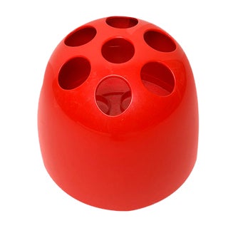 Vintage Red Dedalo Umbrella Stand by Emma Gismondi Schweinberger for Artemide For Sale