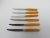 1930s Art Deco Bakelite Fruit Knife Set, Set of 6 For Sale - Image 5 of 9