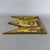 Mid 20th Century Vintage Italian Sacred Triptych Gilded Wood Gold Background, 1960s For Sale - Image 5 of 11