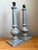 Vintage Distressed Wood Table Lamps - Pair For Sale - Image 11 of 12