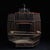 Vintage Chinese Huali Rosewood Hexagonal Bird Cage With Matching 60cm Wooden Pole For Sale In Los Angeles - Image 6 of 10