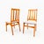 1970s 1970s Restored Danish Modern Solid Teak Slat Back Dining Chairs For Sale - Image 5 of 10