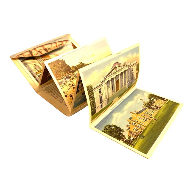 1940s Curt Teich Plattsburg n.y. Postcard Packet With Envelope For Sale