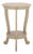 Mary Pedestal Table in Sand For Sale