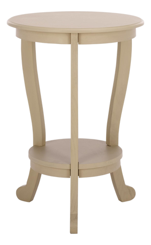 Mary Pedestal Table in Sand