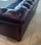 1990s Chesterfield Sofa Schafer Brothers Fine Leather Rolled Arms Tufted Seat Bordeaux For Sale - Image 9 of 15