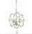 Contemporary Crystorama Solaris Three-Light Mini Chandelier For Sale - Image 3 of 12