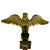 Unknown, Carved and Gilded Wooden Eagles, 1800s, Gold Leaf & Pinus Cembra, Set of 2 For Sale - Image 6 of 9