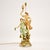 A stunning antique art nouveau period table lamp in painted cast spelter. This design is by l & f moreau, it dates from...