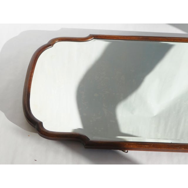 Large Antique Dutch Scalloped Mirror For Sale - Image 11 of 12